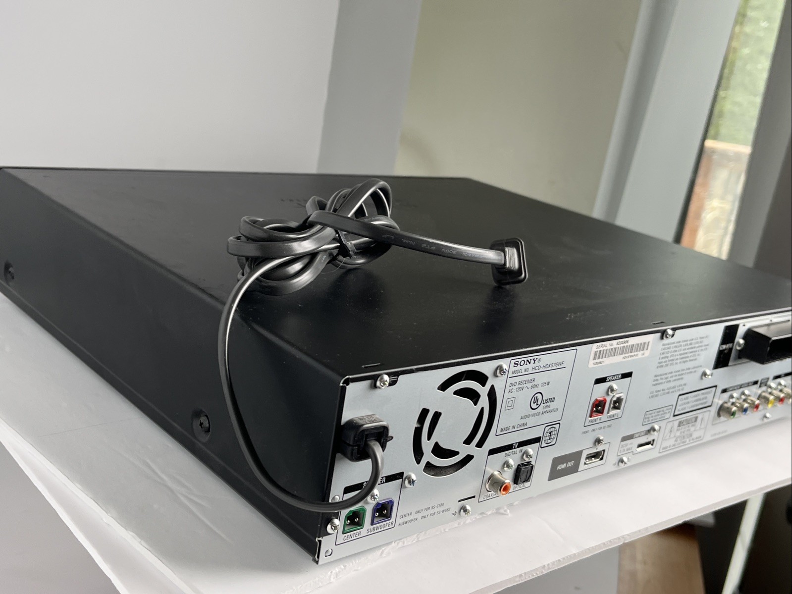 SONY DAV-HDX576WF 5-Disc Home Theatre Receiver & Remote - Powers On “protector”