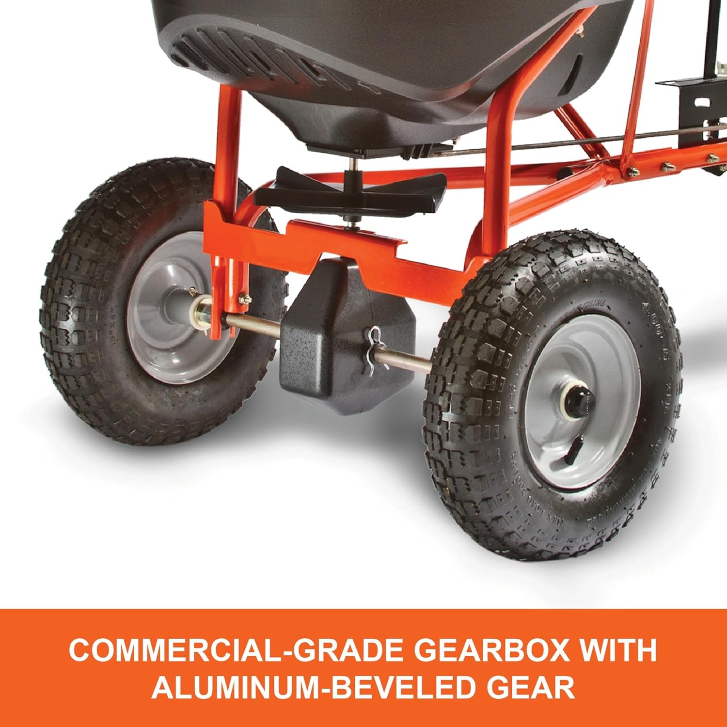 Agri-Fab 45-0463 Pull Behind Broadcast Spreader,130 lb. Hopper Capacity Designed