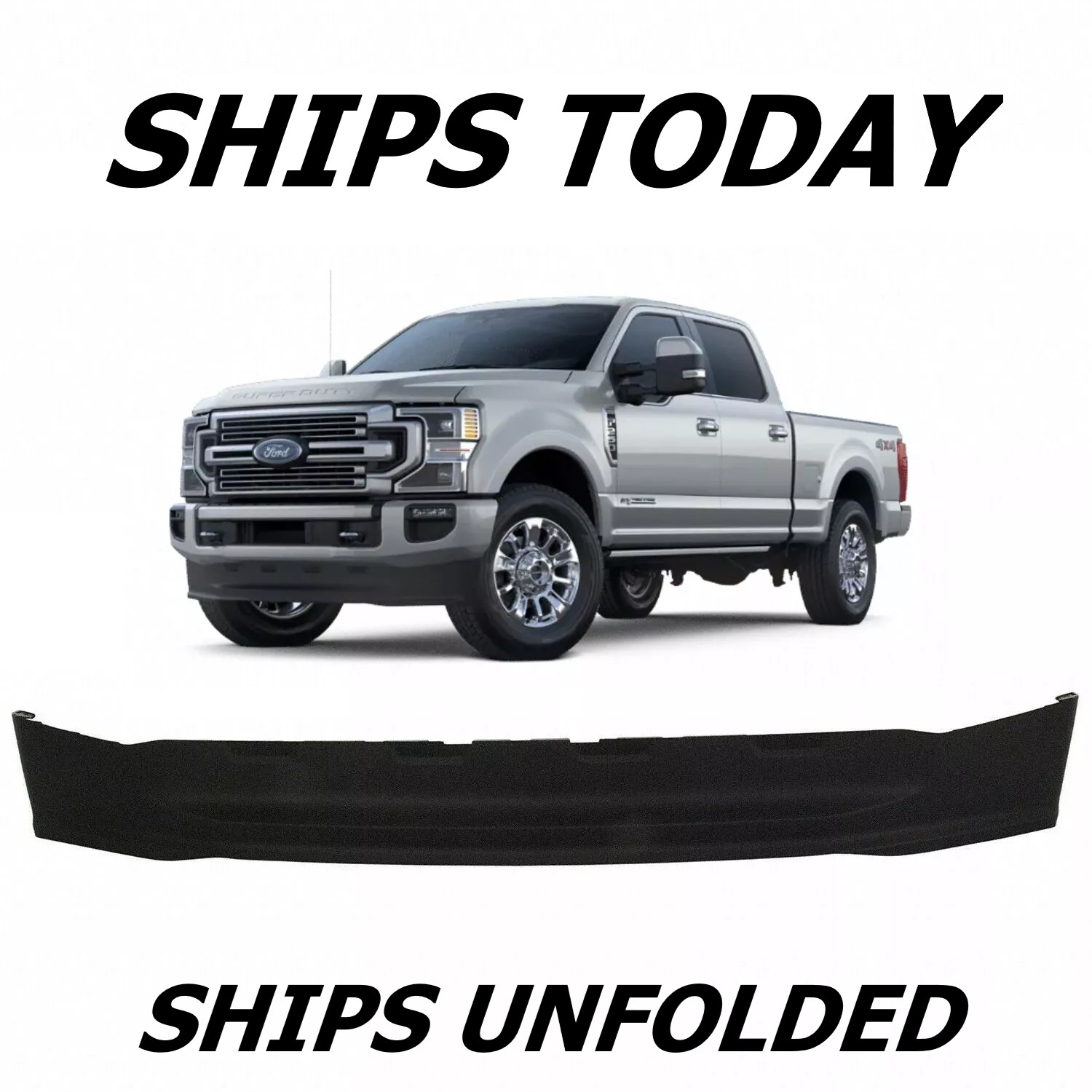 NEW Front Lower Valance 7.25" For 2020-2022 Ford F-250 F-350 F-450 4-Wheel Drive