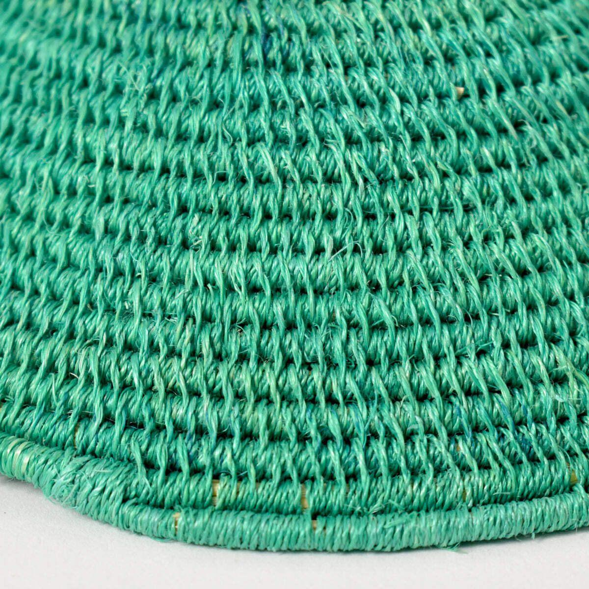 Sisal Handwoven Green Basket Eswatini 6inch