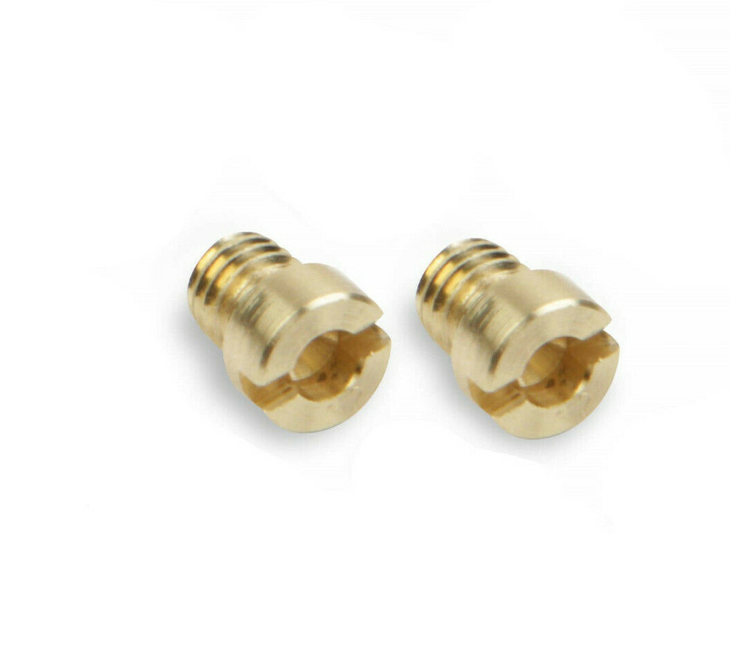 (2) Air Bleeds 26 Size 10-32 UNF Thread Screw In Brass Fits: Holley Carburetor