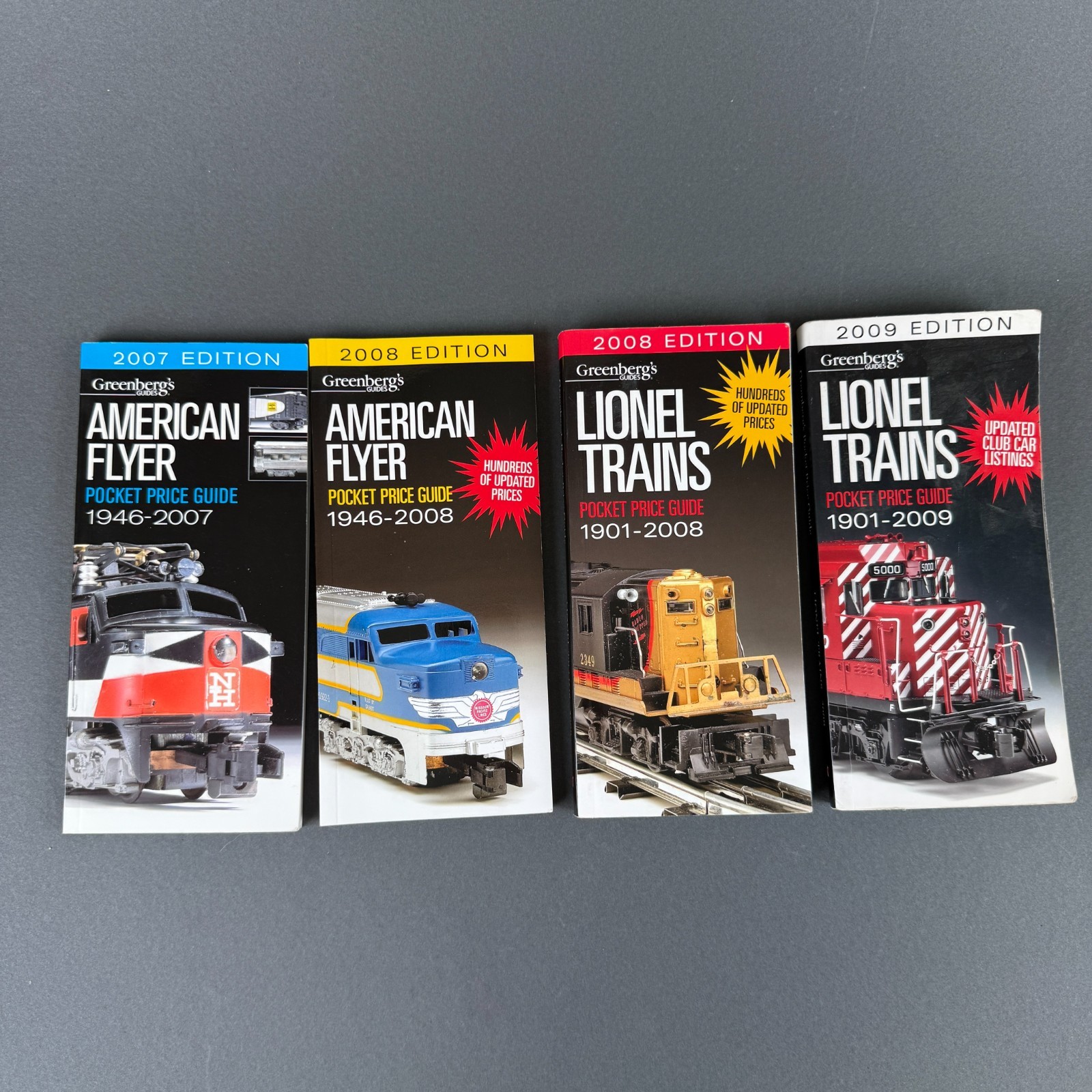Greenberg's American Flyer 2007, 2008 and Lionel 2008, 2009 Pocket Price Guides