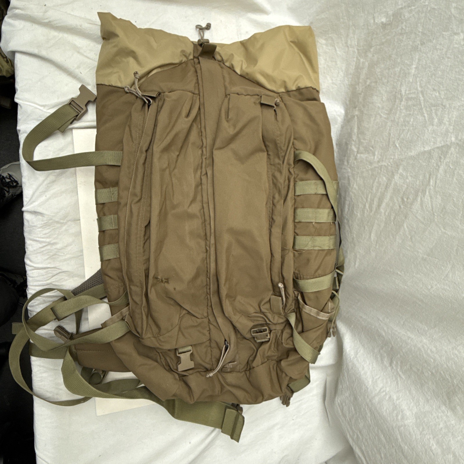 DISCONTINUED Used Mystery Ranch SATL Bridger Field Pack Coyote Backpack NO LID!!