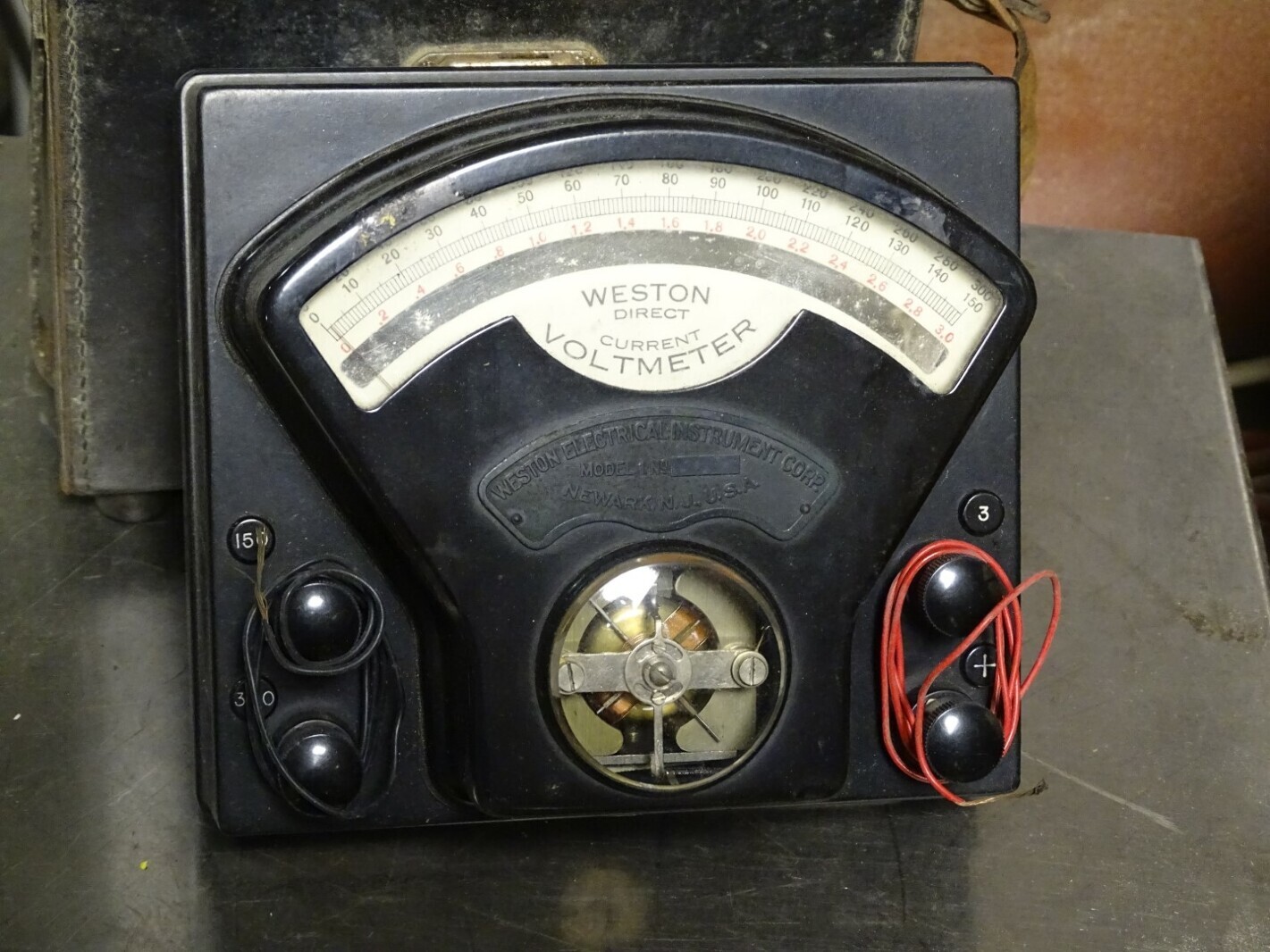 Weston Electrical Current Voltmeter , Model 1