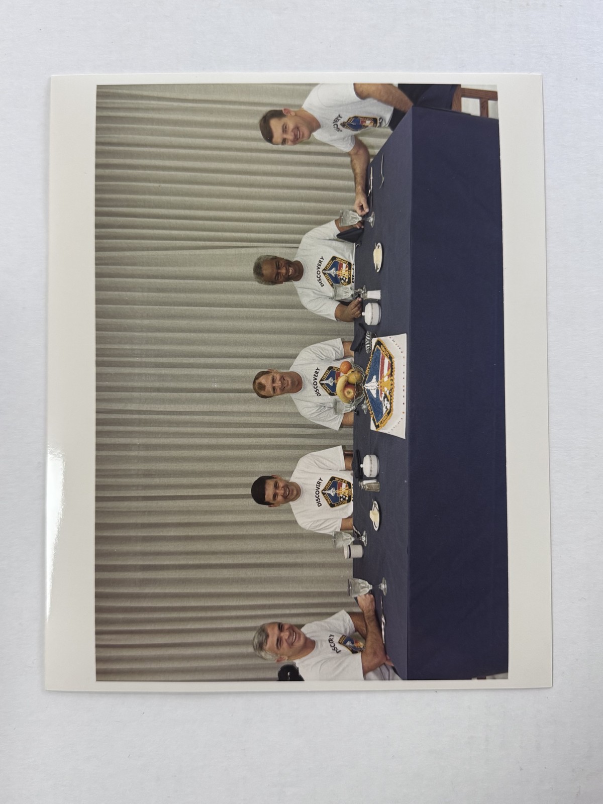 NASA STS-53 Crew Relaxed Before Discovery Launch Press Photo