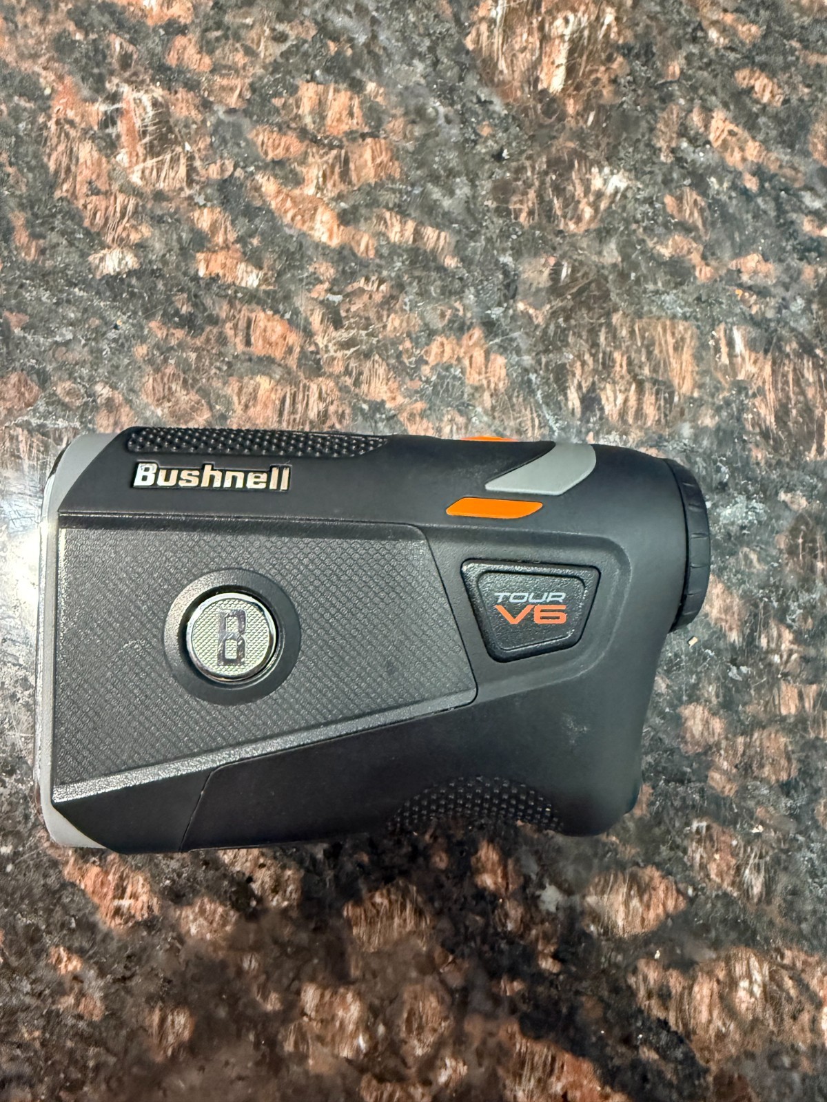 Bushnell Tour V6 Patriot Pack Rangefinder - Black/Gray/Orange