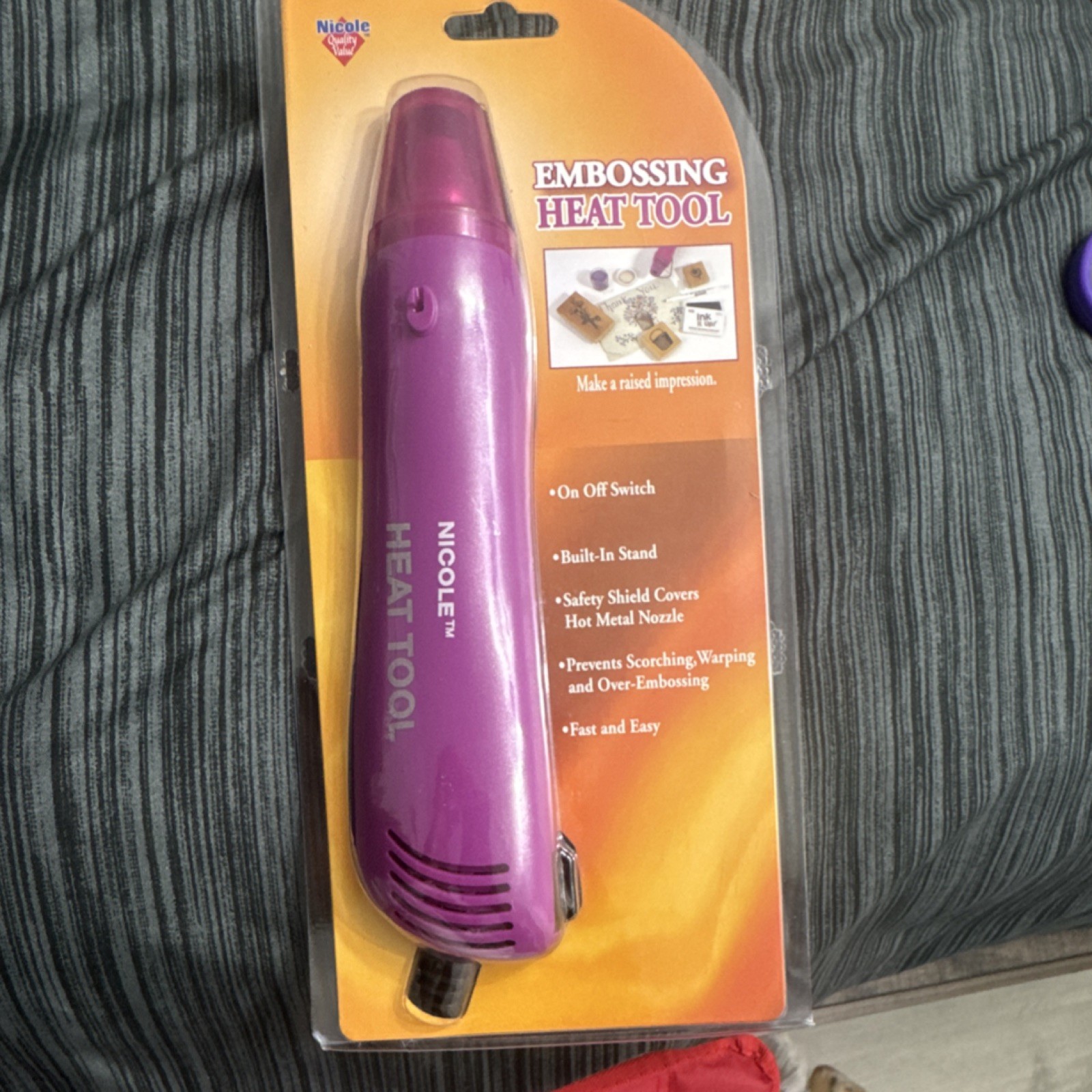 Nicole STE 2000 Embossing Heat Tool, Purple