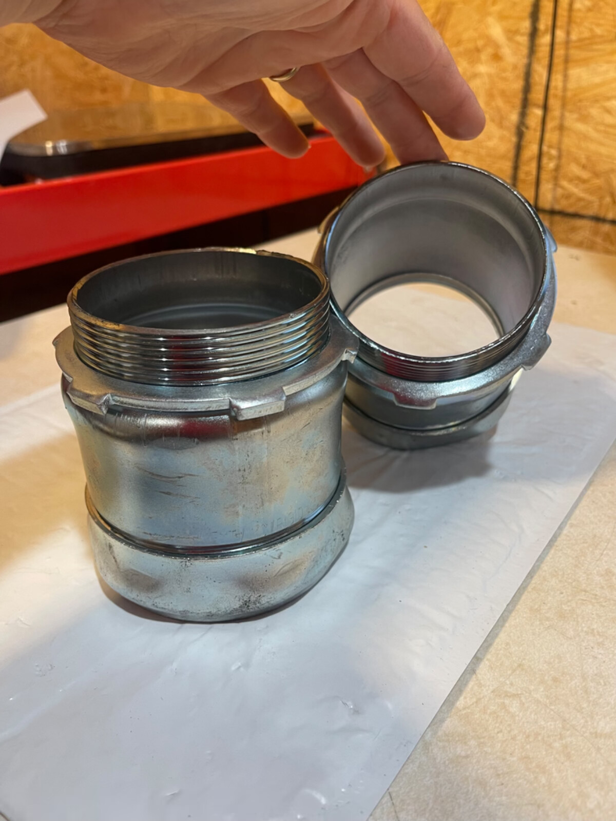 2 NEW 3" EMT IMC RIGID compression connector (L4)