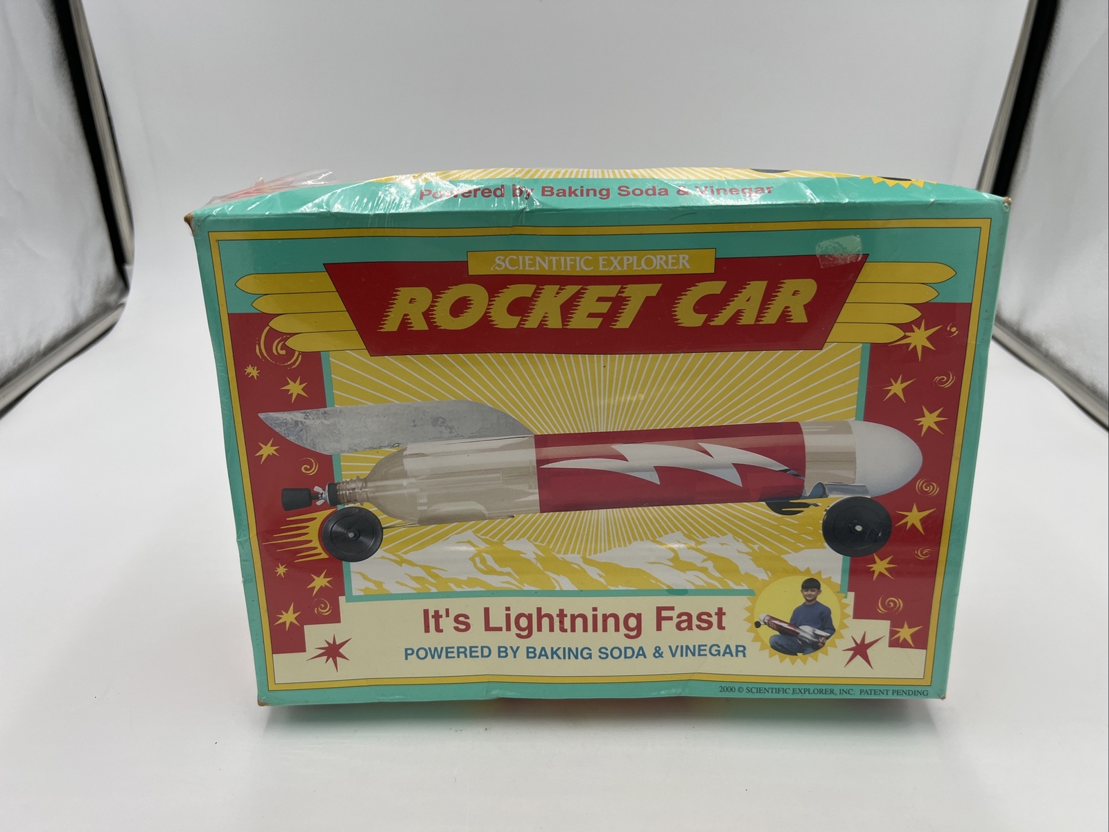 Scientific Explorer Rocket Car Science Kit powered by baking soda & vinegar VTG