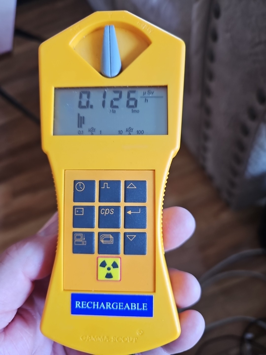 Gamma Scout Rechargeable Radiation Detector and Geiger Counter, Recharge Cord