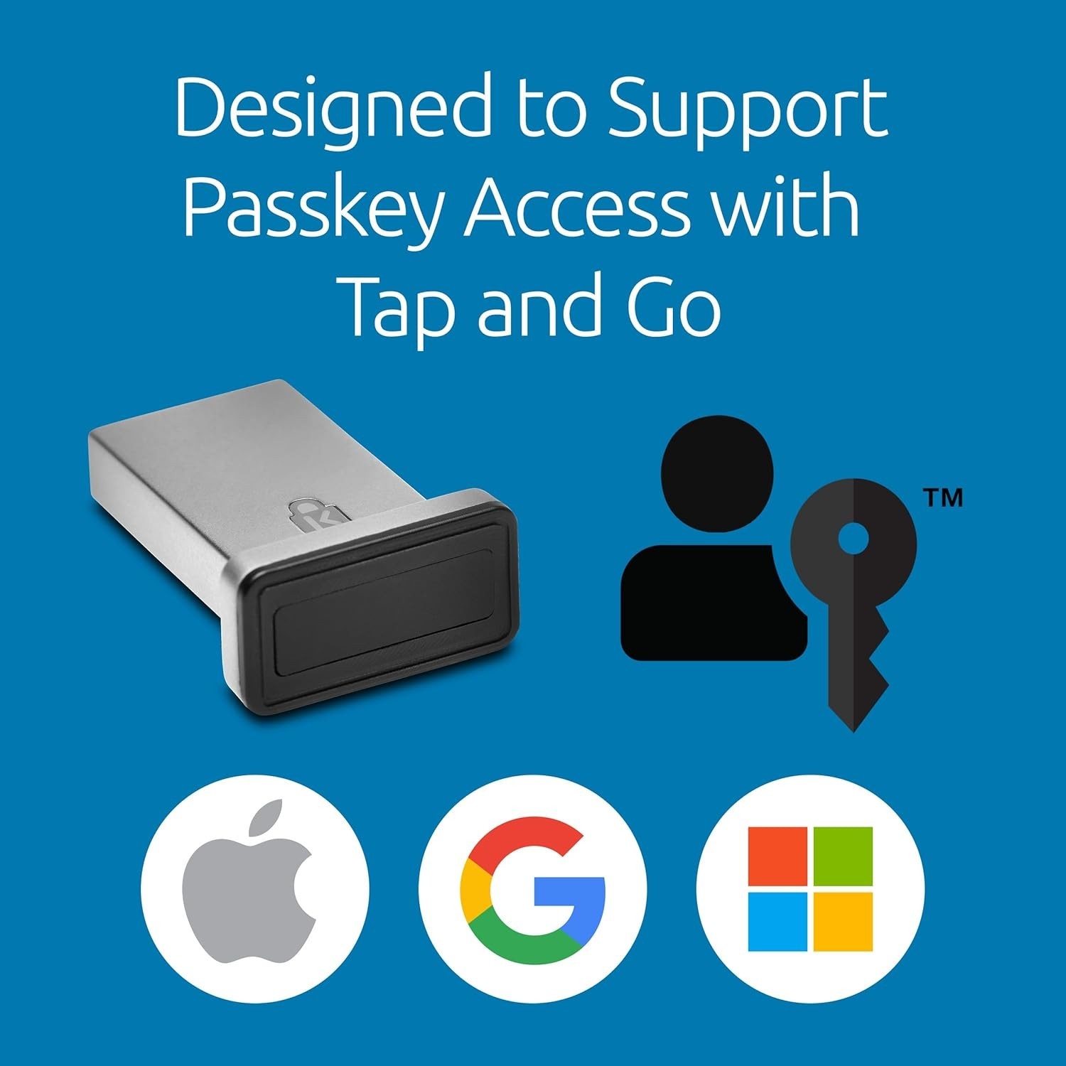 Kensington VeriMark Fingerprint Key | Windows Hello USB-A Version