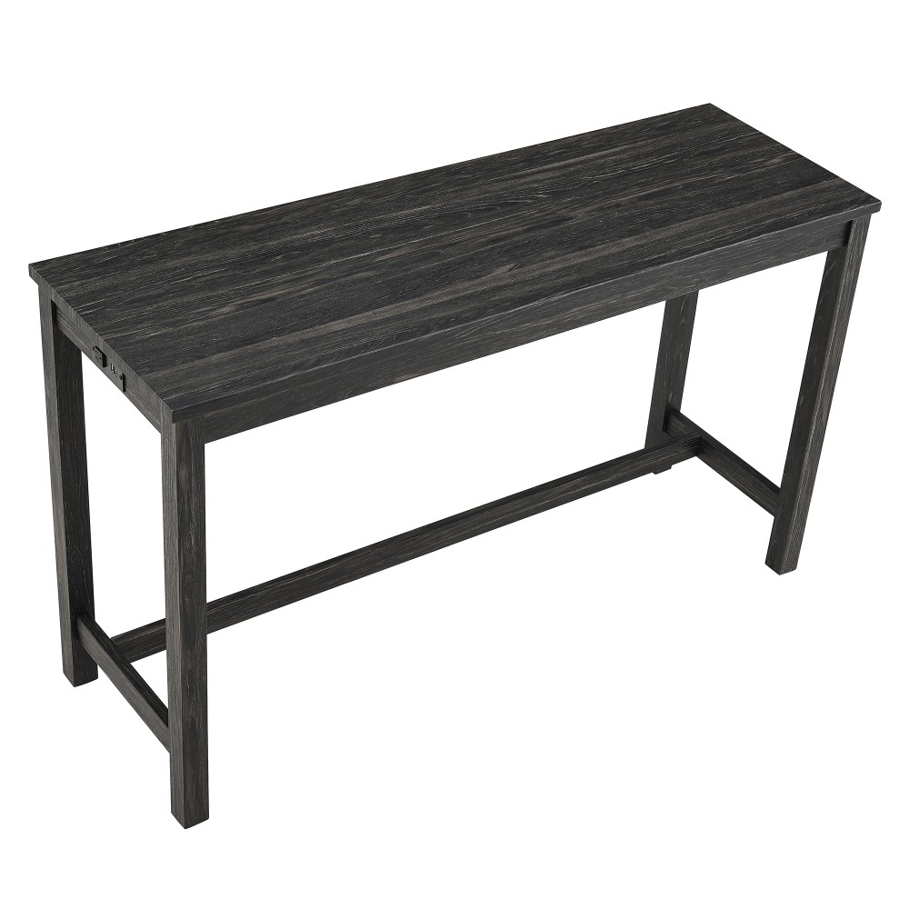 Bar Table Set with Power Outlet Bar Table and Chairs Set4 Piece Dining Table Set