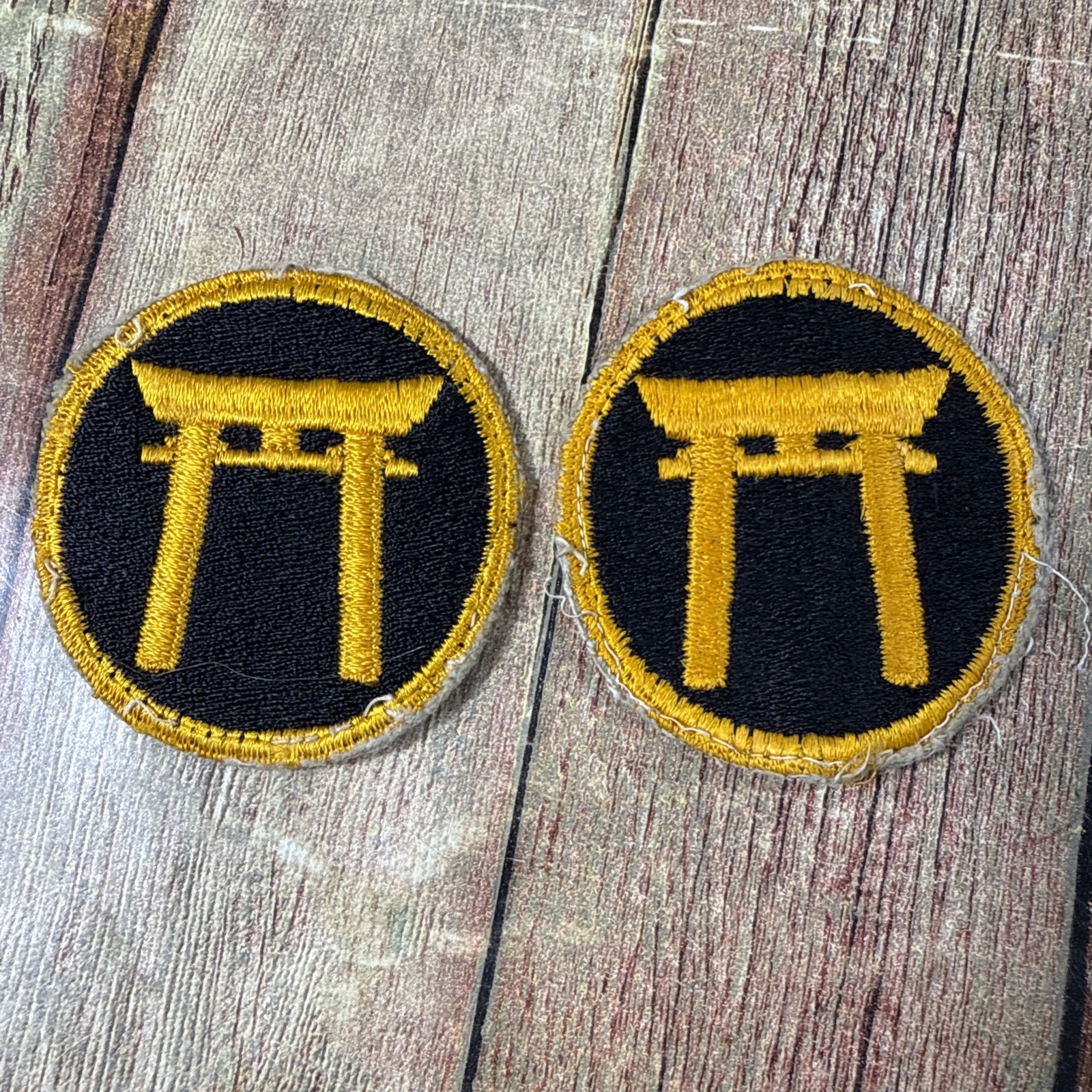 Vintage Post WWII Cold War US Army Ryukyu Islands Japan Command Patch Lot Of 2