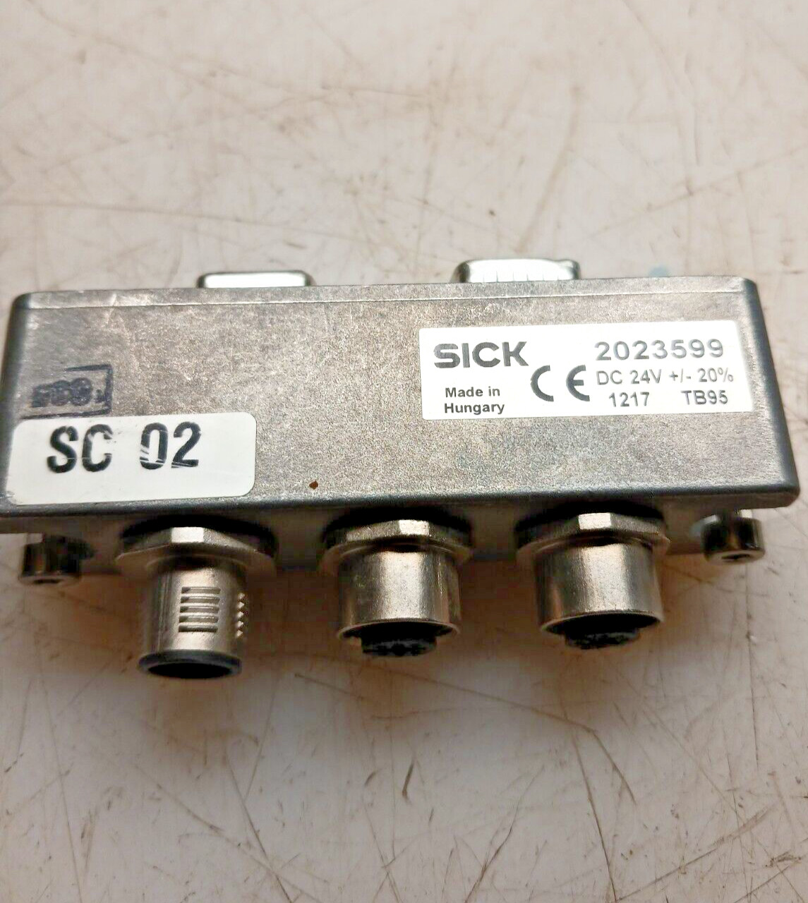 NEW SICK 2023599 OPTIC SCANNER CONNECTOR  24 VDC