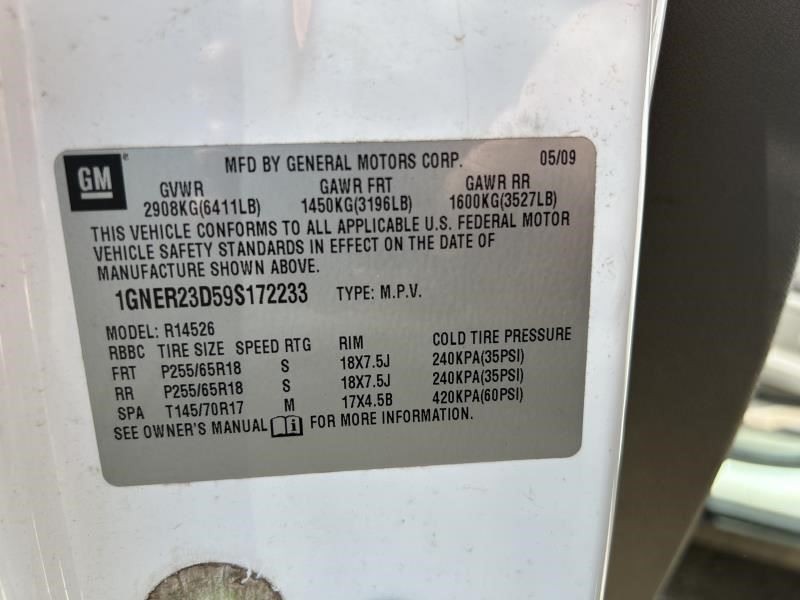 Passenger Front Spindle/Knuckle VIN J 11th Digit Fits 07-17 ACADIA 104640024