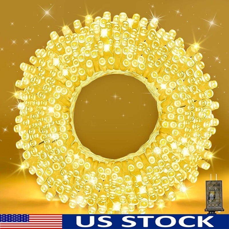 Classic LED Fairy Lights Indoor Outdoor Waterproof Twinkle String Lights 8 Modes
