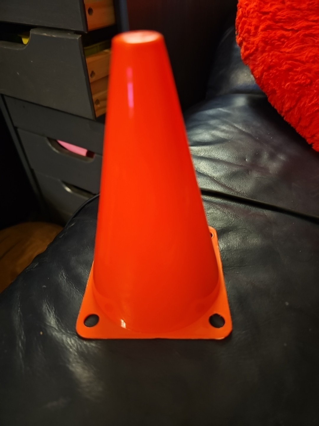 Wondertreats Plastic Traffic Cone- 5in Tall, 3.5 In Wide