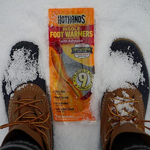 HotHands Insole Foot Warmers Long Lasting Heat Safe Natural Odorless 16 Pairs