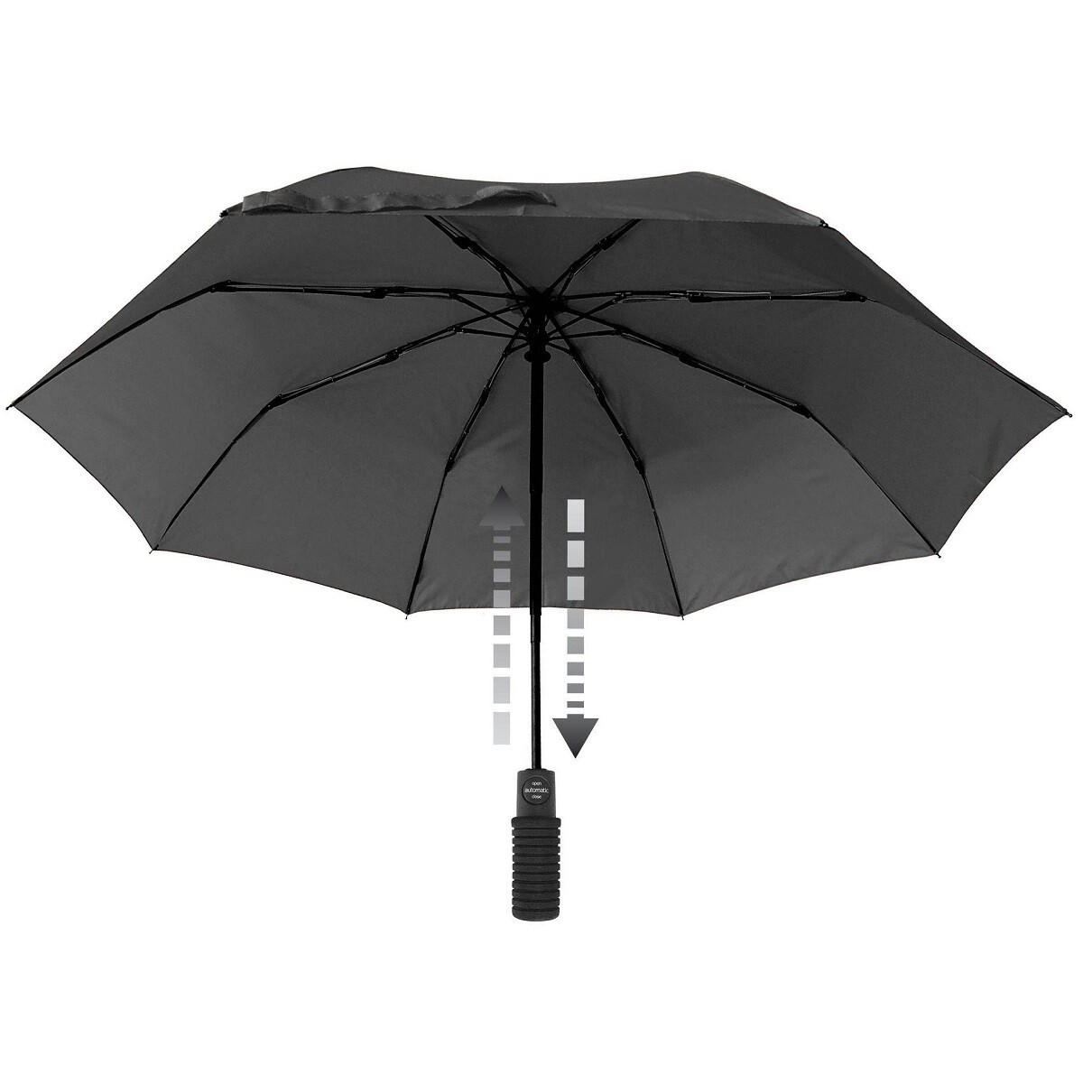 EuroSCHIRM Light Trek Automatic Flashlight Umbrella (Black) Trekking Hiking
