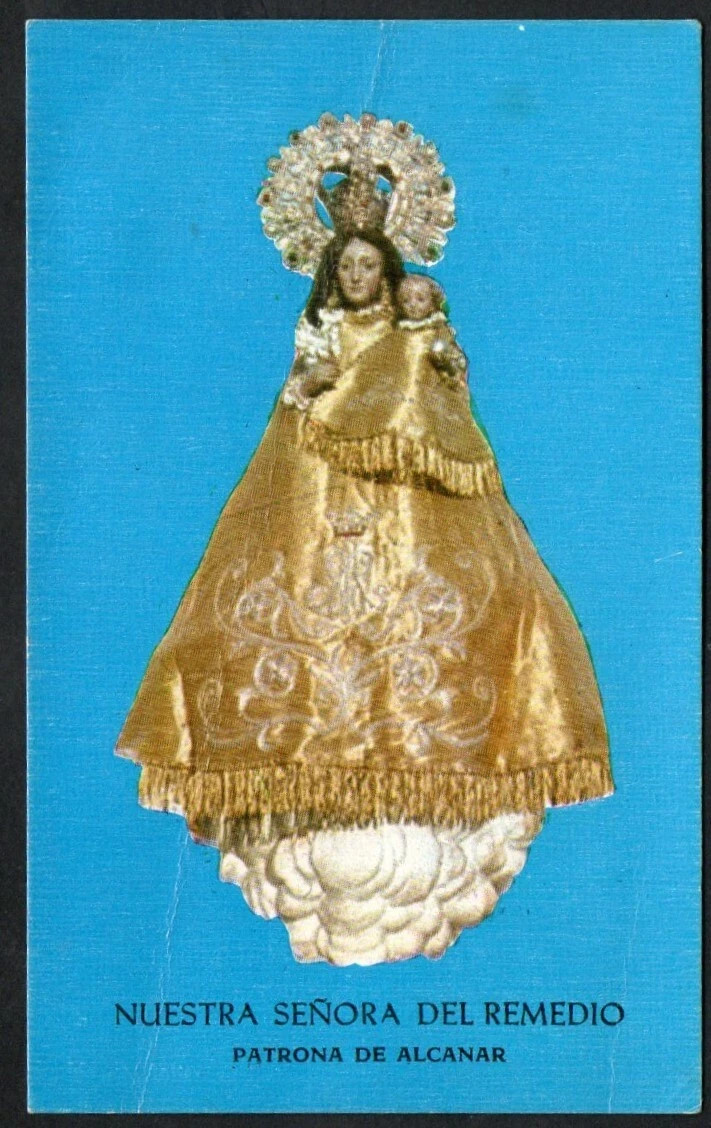 Holy card de la Virgin santino image pieuses estampa