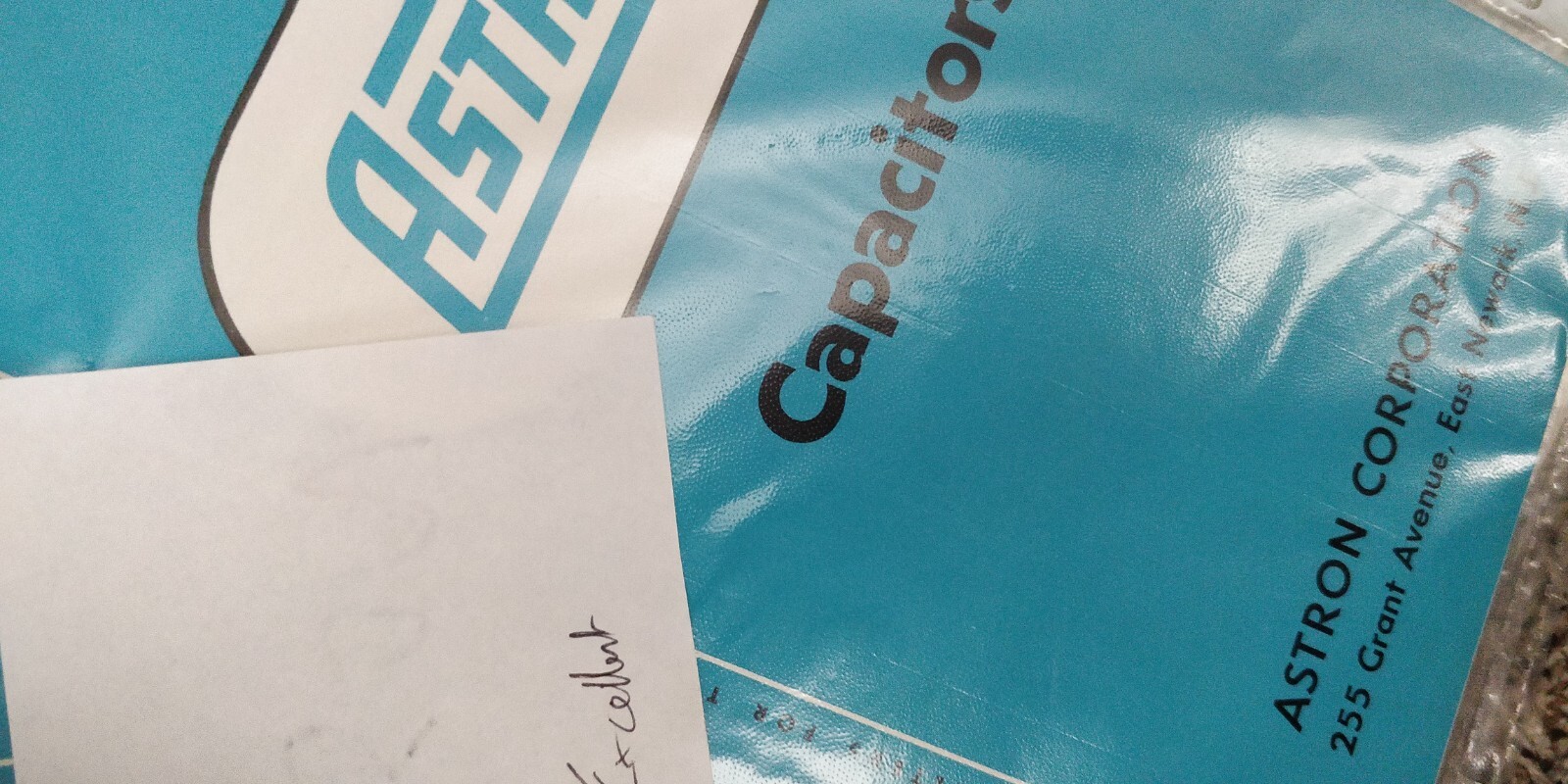 1959 ~ Astron ~ Capacitators ~ catalog AC-7