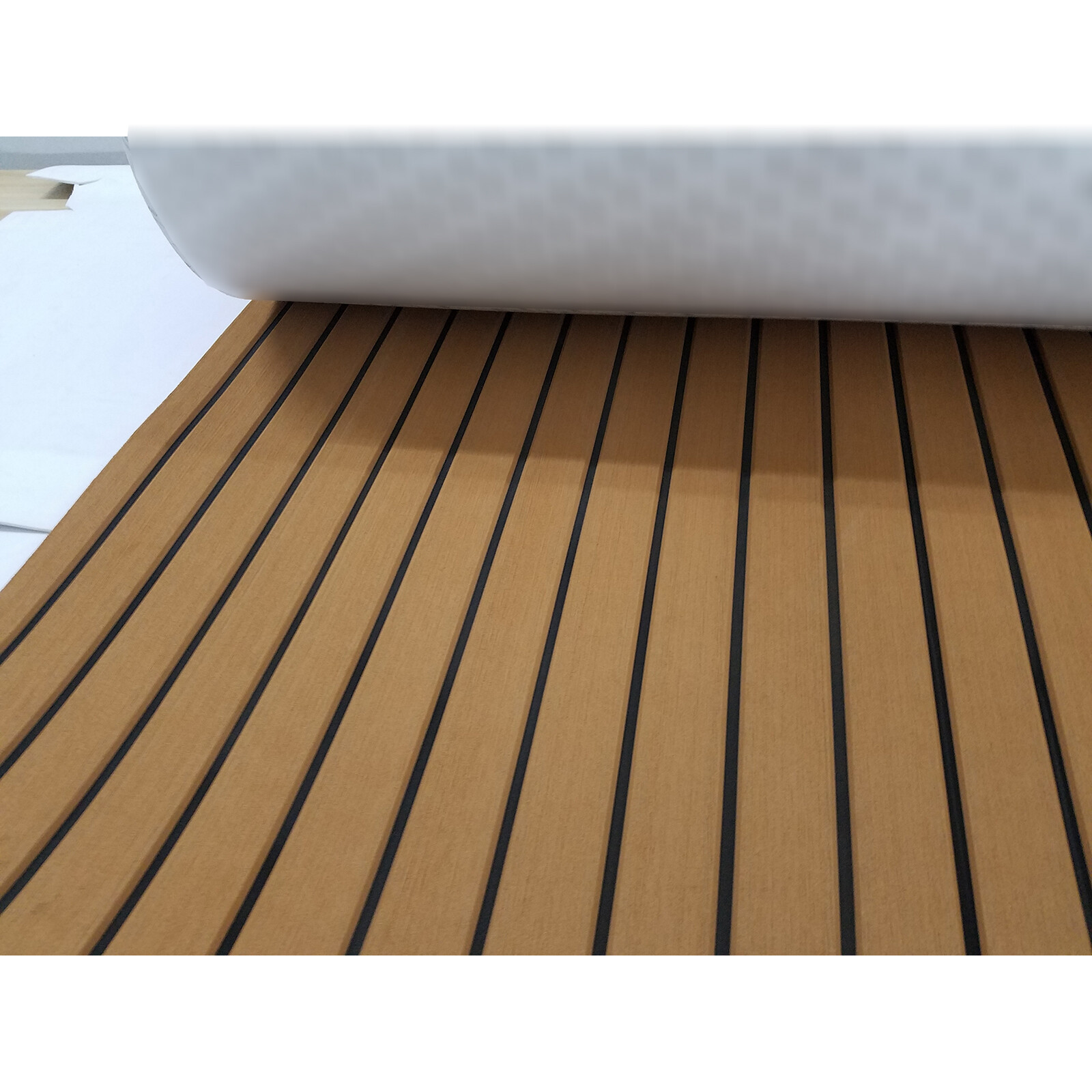 Boat Flooring Decking Sheet EVA Foam Marine Teak Deck | Adhesive Backing