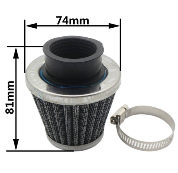 Motorcycle modification off-road vehicle air filter 38MM straight head US