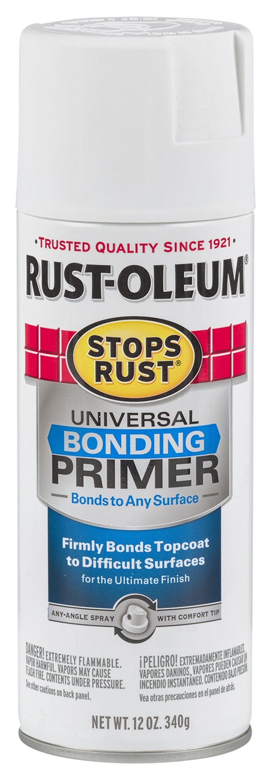 Rust Oleum Stops Rust Universal Bonding Primer 12Oz Low Odor White Paint