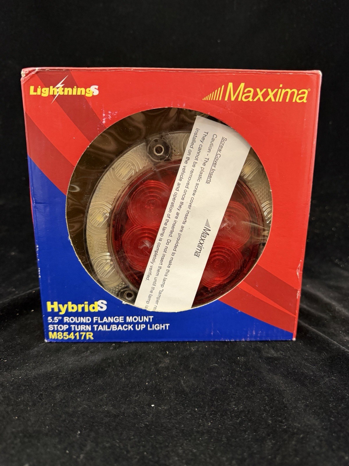 Maxxima HybridS 5.5" Round Flange Mount Stop Turn Tail/Back Up Light