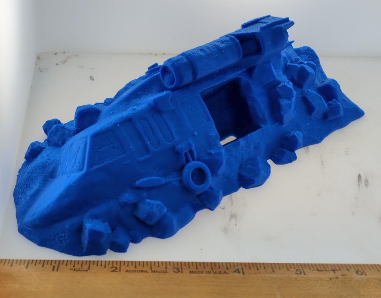 Crashed helicopter 28mm terrain FAST SHIP|Alternate Wargaming Miniature