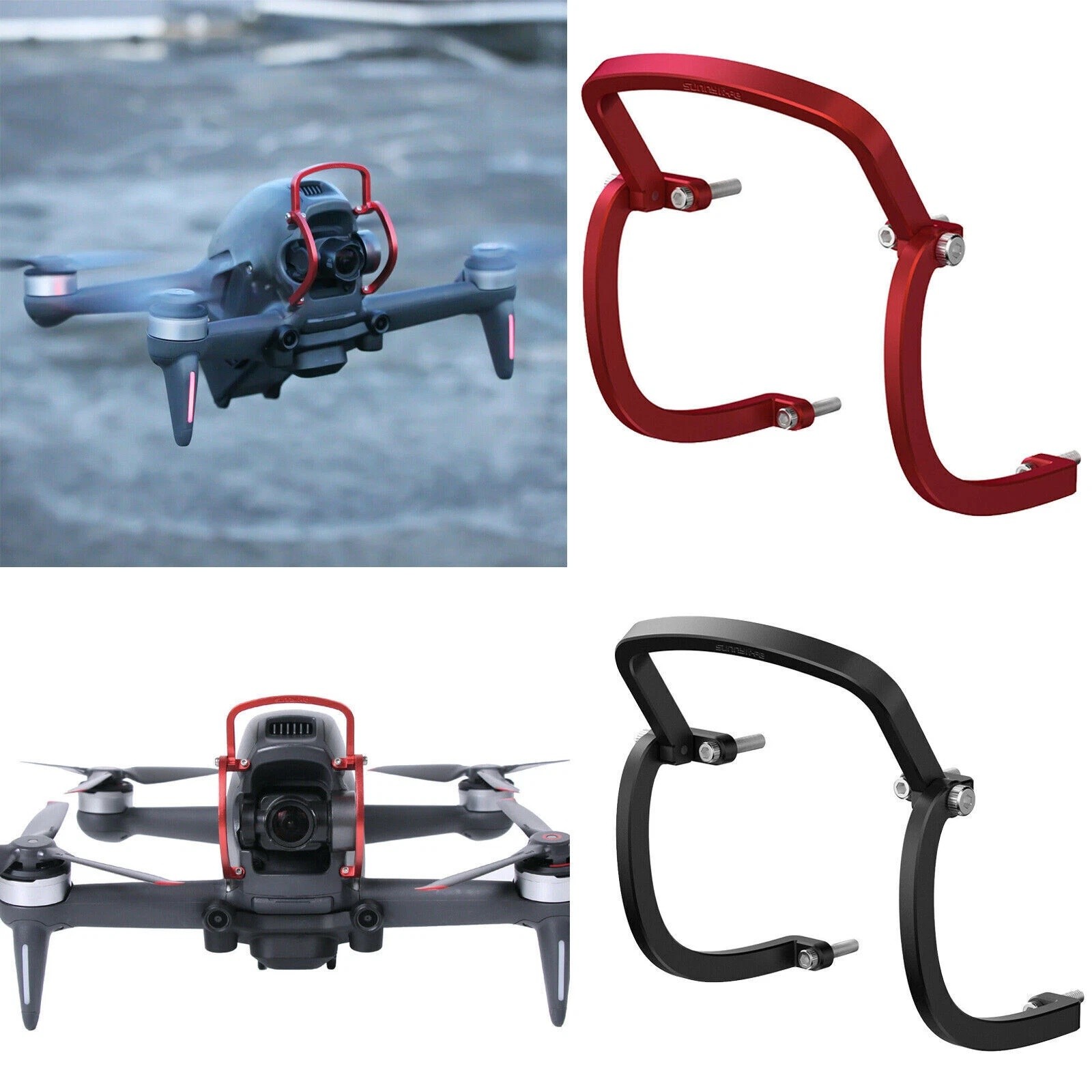 Aluminum Alloy Frame Bumper Camera Lens Protection For DJI FPV Quadcopter Gimbal