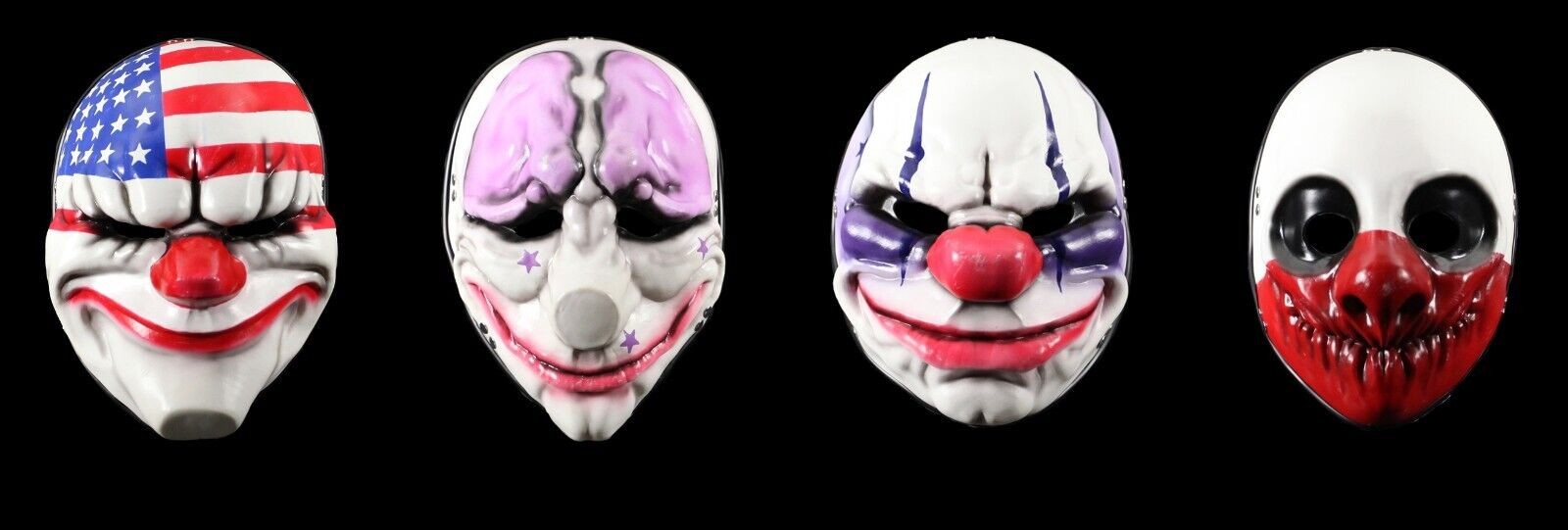 Payday 2 - 4 x Mask - Dallas, Houston, Chains & Wolf by Gaya Entertainment