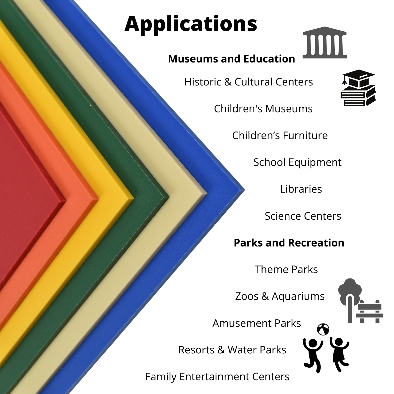 King ColorBoard HDPE Plastic Sheet, Various Sizes, Colors, and Thicknesses