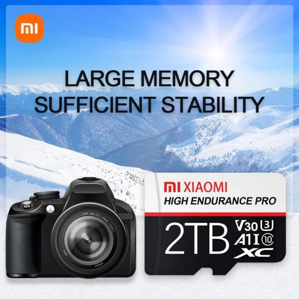 2TB Xiaomi Micro TF/SD Card 2TB A1 Class 10 SD Memory Card High Speed