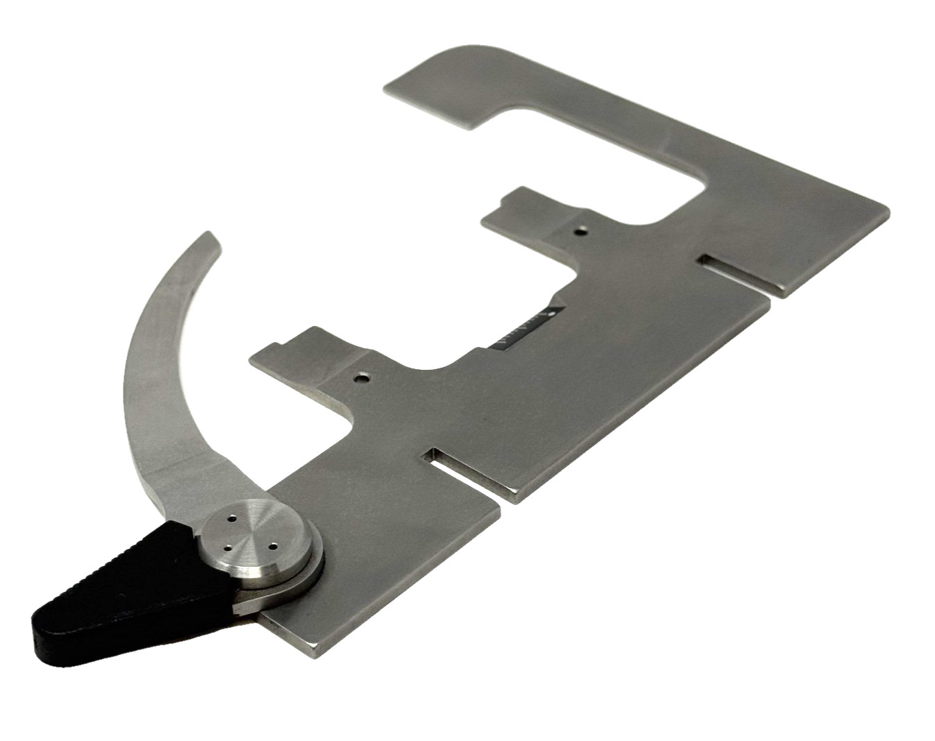 Microscope Mechanical Stage Specimen Slide Holder Clip with Vernier Scale