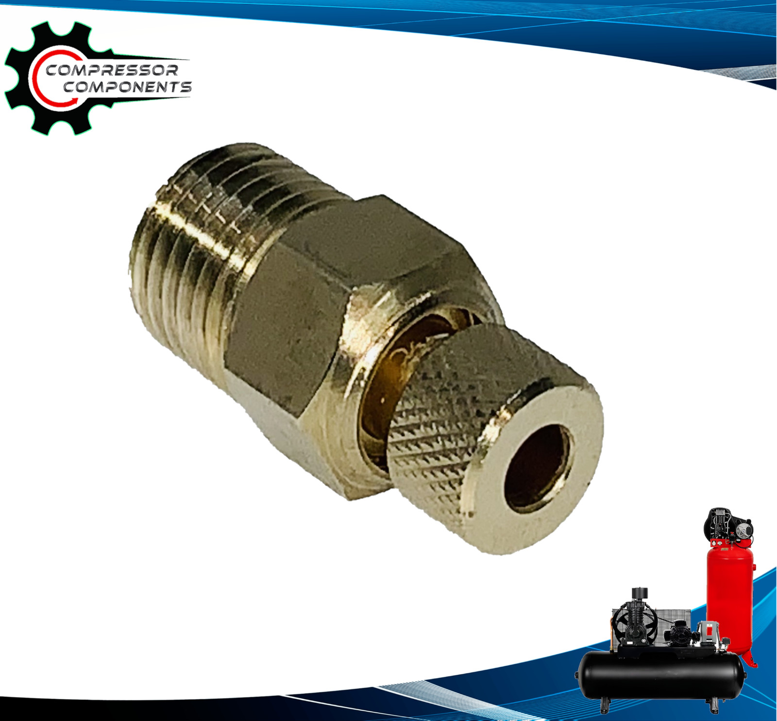 PORTER CABLE A06891 Air Compressor Tank Petcock Drain Valve 1/4" MNPT