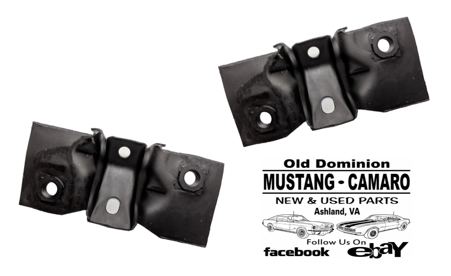 1965-1966 Mustang Rear Bumper Body Bracket Mounting Kit
