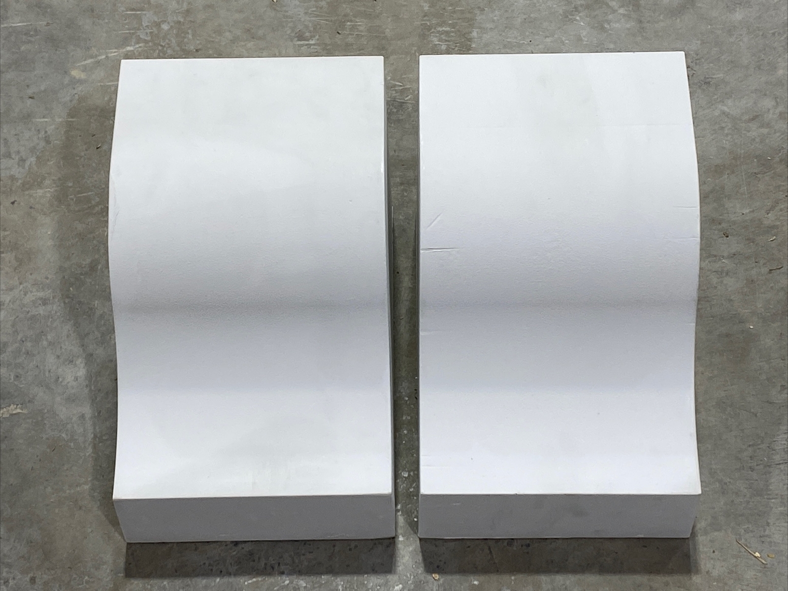 Fypon DTLB 6”x6”x9.25” Dentil Blocks Smooth White Lot Of 2 New