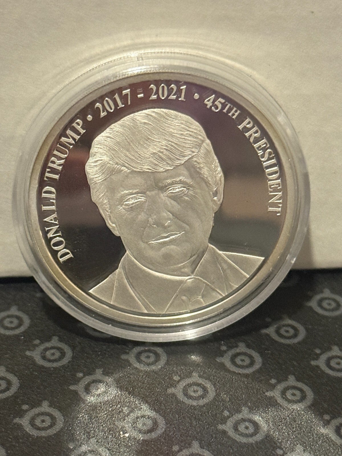 Rare American Mint Presidents Of America USA Donald Trump Silver Plated Coin