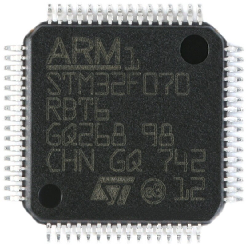5PCS STM32F070RBT6 LQFP-64 ARM Cortex-M0 32-bit microcontroller MCU