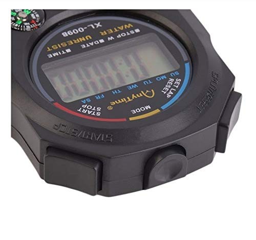 2 Pack MultiFunction Electronic Digital Sport Stopwatch Timer, Large Display ...