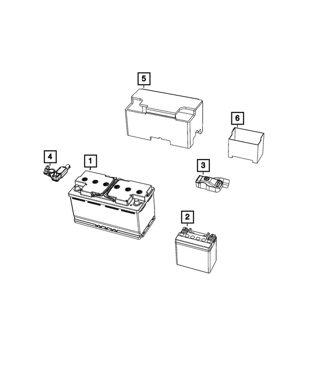 Genuine Mopar Battery Heat Shield 68494324aa