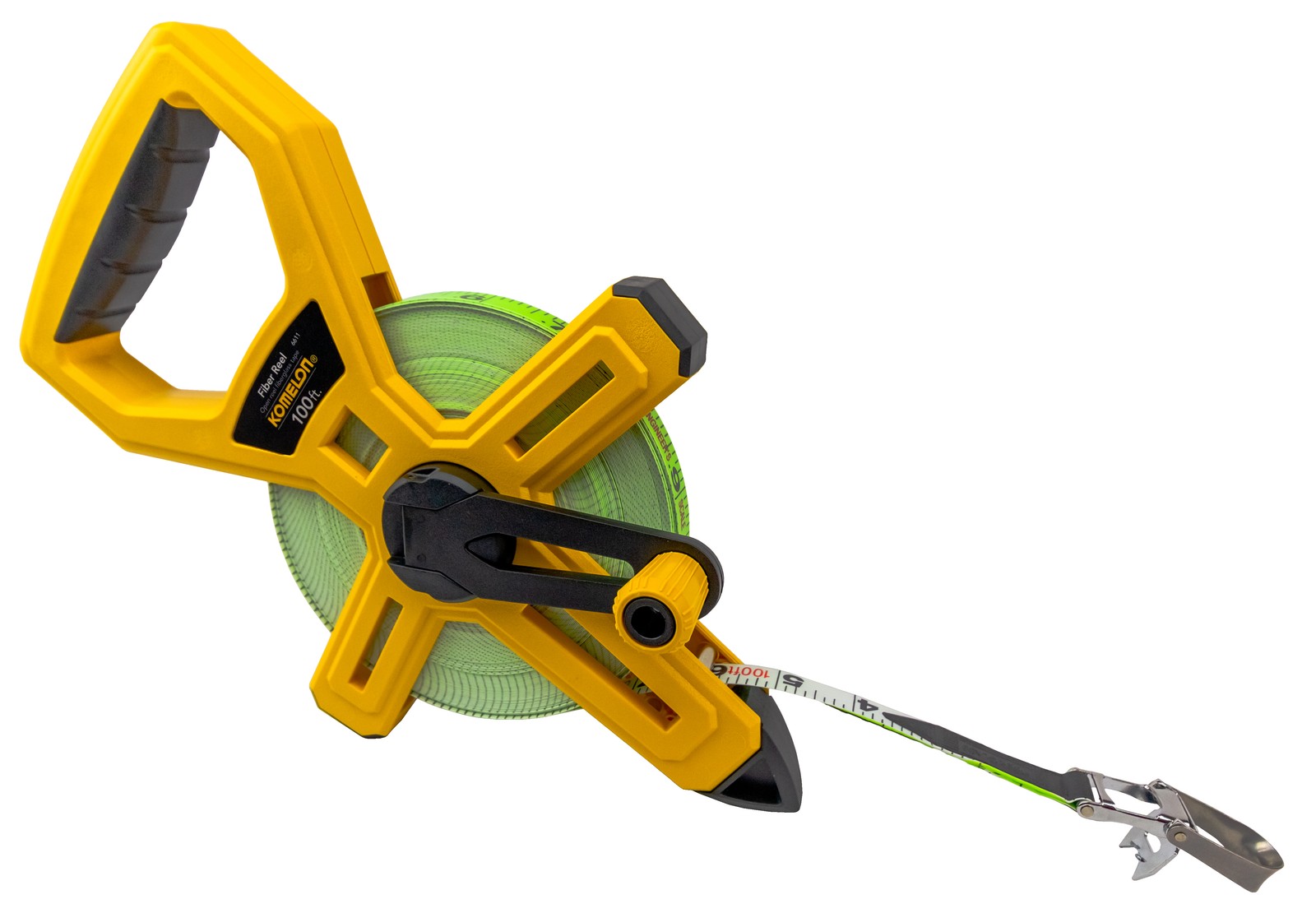 Komelon Open Reel Fiberglass Tape Measure, 100-Feet 6611