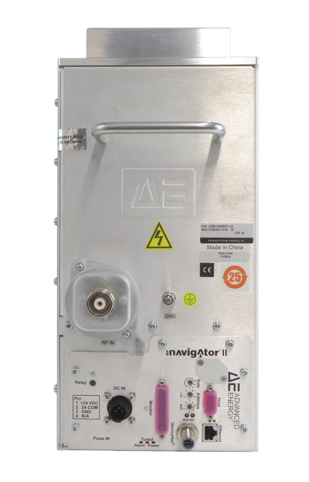 Navigator II AE Advanced Energy 3155301-014 RF Match 3Z80-000653-V2 Untested