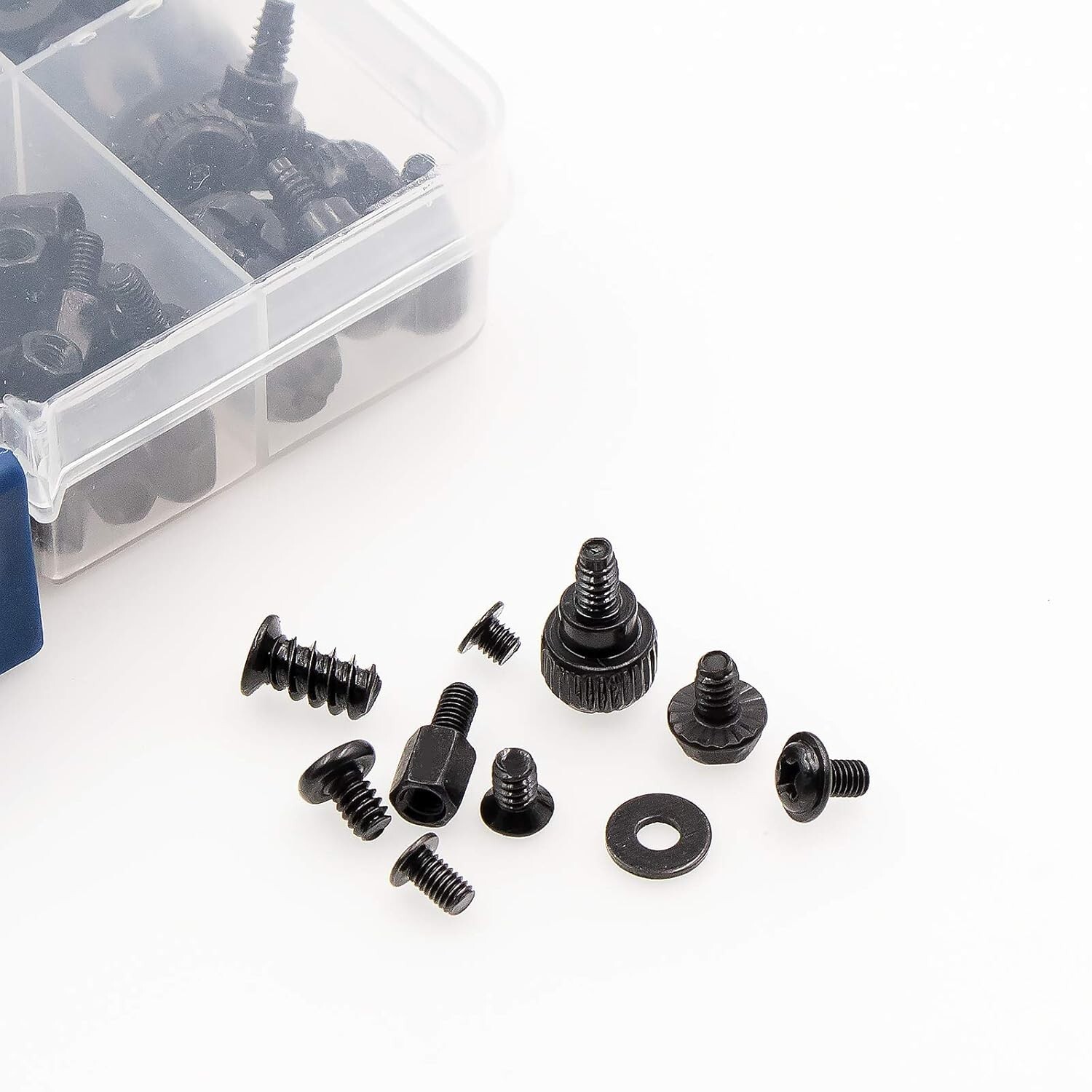 400Pcs Computer Screws Standoffs Kit SSD Screw for Universal Motherboard PC Comp
