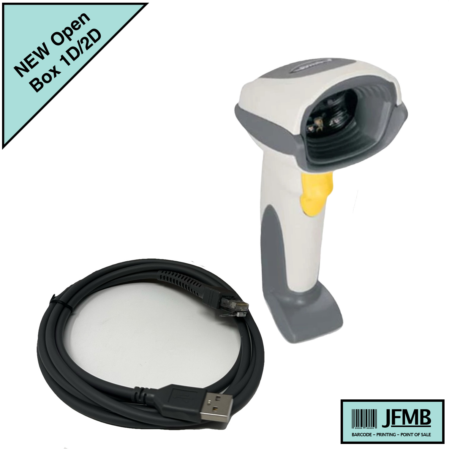 NEW Open Box Symbol Motorola DS6608 2D Barcode Scanner DS6608-SR20001