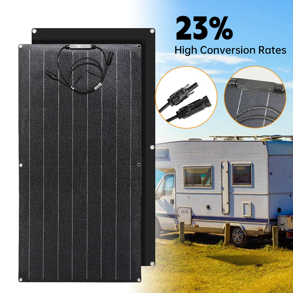 200W ETFE Solar Panel High-Efficiency Portable Charging Solar Energy For RV boat