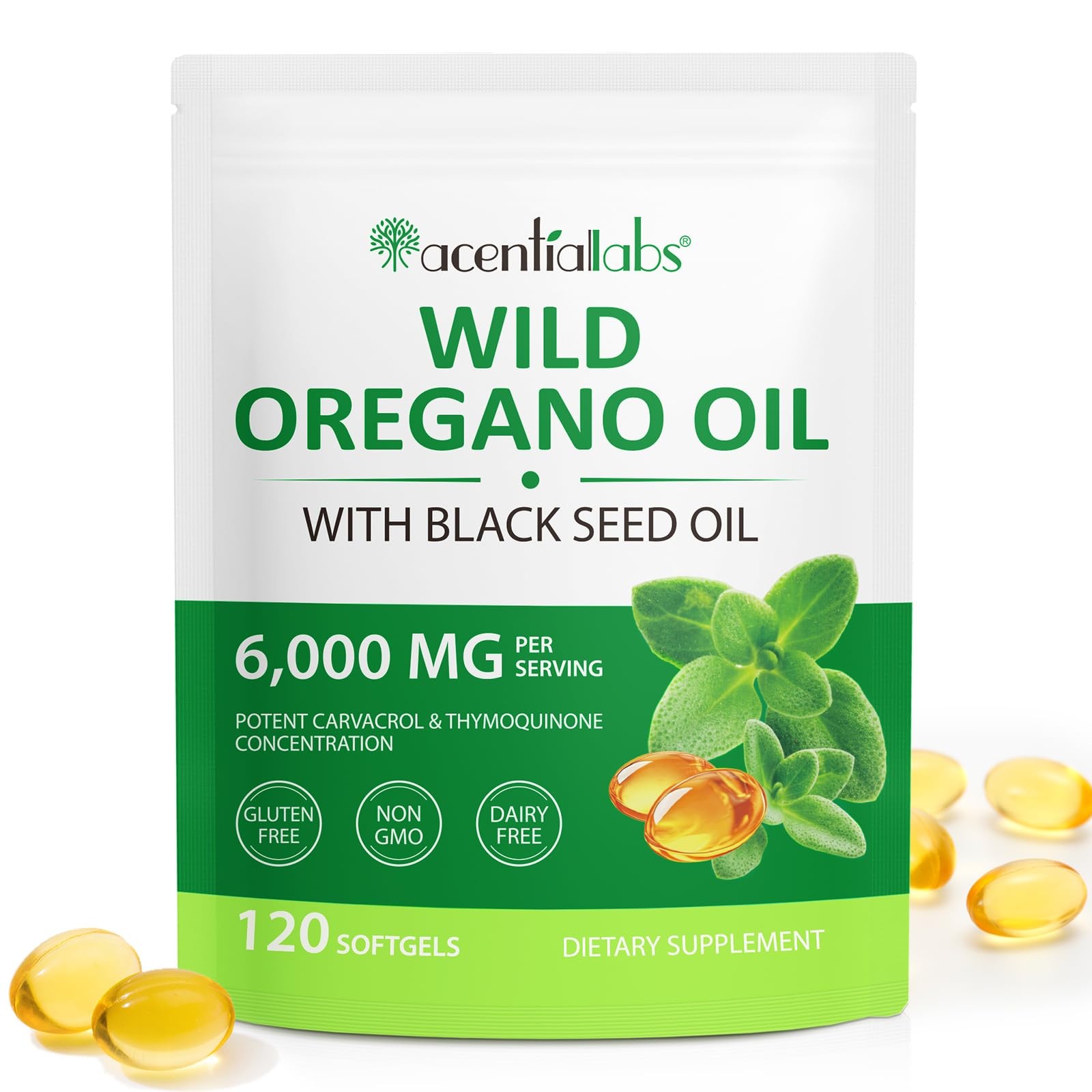 NIFEISHI Oil of Oregano Softgels, 120 Count 120 (Pack 1)