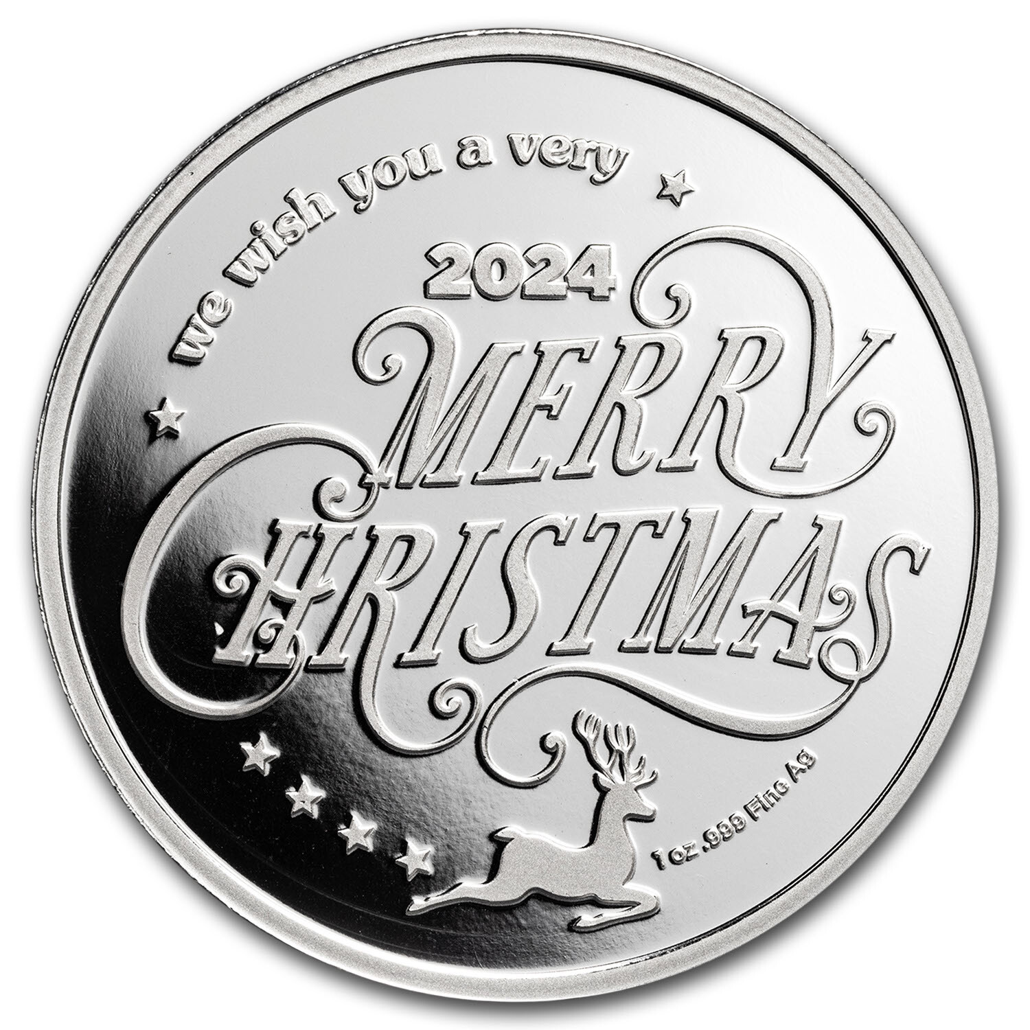 1 oz Silver Round - Santa