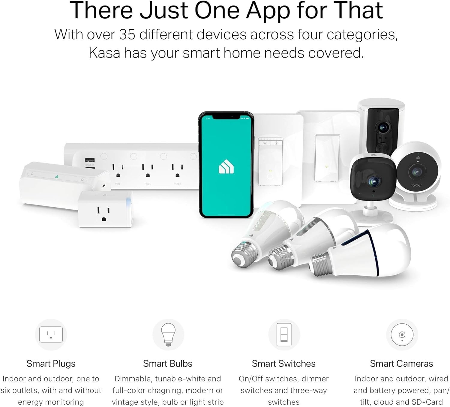 Plug Power Strip KP303, Surge Protector with 3 Individually Controlled Smart ...